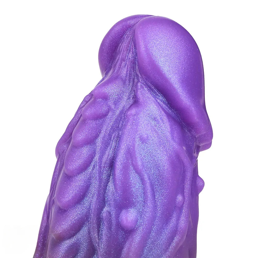 6.18in Dragon Fantasy Hollow Spiked Soft Dildo Sleeve For Penis Enlargement