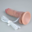 6.18in Lifelike Ejaculating Silicone Soft Strap on Dildo With Sucker