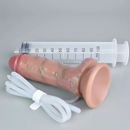 6.18in Lifelike Ejaculating Silicone Soft Strap on Dildo With Sucker