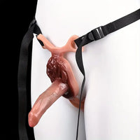 6.18in Silicone Soft Uncut Real Lifelike Strap on Female Anal G Spot Dildo