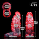 6.18in Spiked Sleeve Hollow Dildo Built-in keel Vibration Remote Cock Sleeve