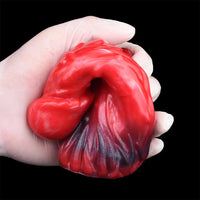 6.18in Spiked Sleeve Hollow Dildo Built-in keel Vibration Remote Cock Sleeve