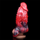 6.18in Spiked Sleeve Hollow Dildo Built-in keel Vibration Remote Cock Sleeve