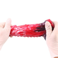 6.18in Spiked Sleeve Hollow Dildo Built-in keel Vibration Remote Cock Sleeve