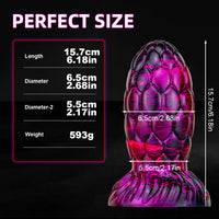 6.18in Thick Grenade Butt Plug Dildo Soft Anal Sex Toy For Sex