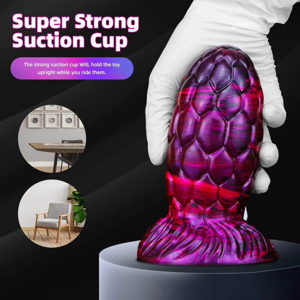 6.18in Thick Grenade Butt Plug Dildo Soft Anal Sex Toy For Sex