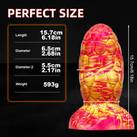6.18in Thick Grenade Butt Plug Dildo Soft Anal Sex Toy For Sex