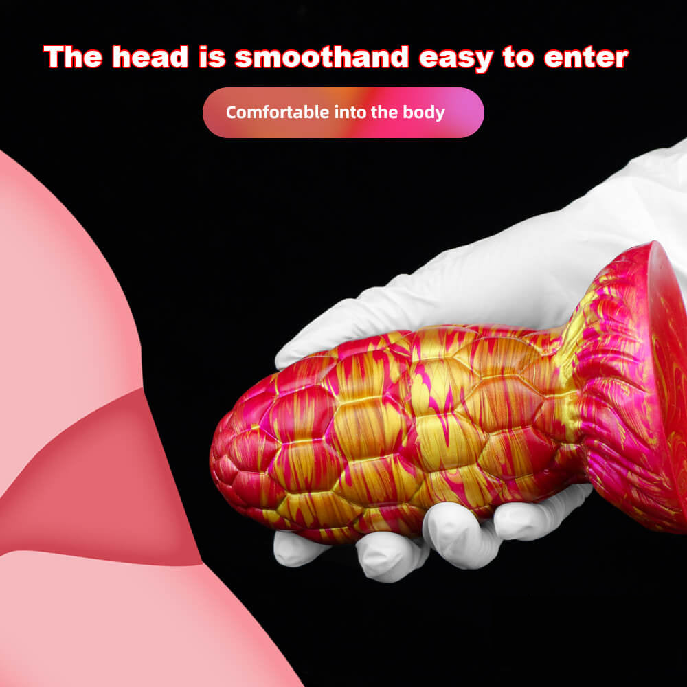 6.18in Thick Grenade Butt Plug Dildo Soft Anal Sex Toy For Sex