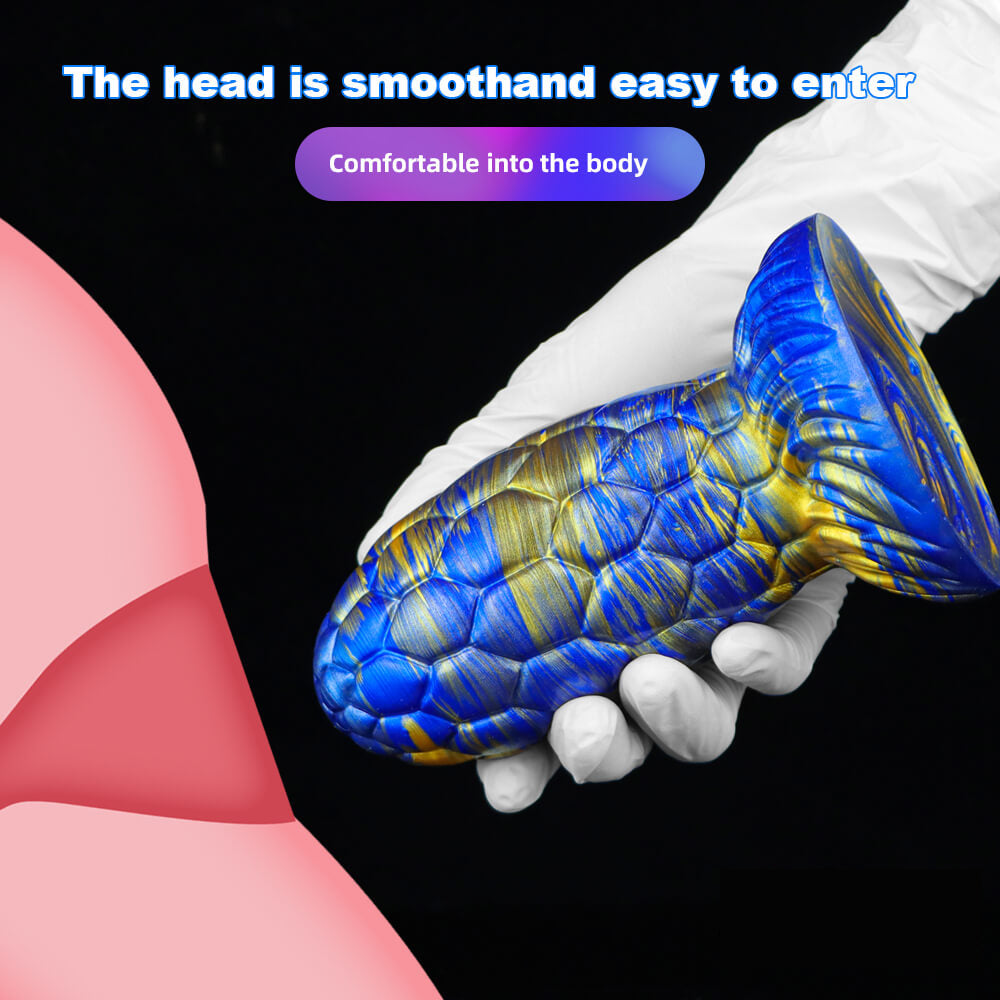 6.18in Thick Grenade Butt Plug Dildo Soft Anal Sex Toy For Sex
