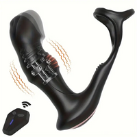 6.18in Unisex Soft Silicone Thrusting Vibrating Wiggling Automatic Dildo
