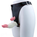 6.18in Wearable Strap on Vibrating Soft Liquid Silicone Dildo Anal Dildo