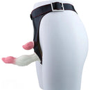 6.18in Wearable Strap on Vibrating Soft Liquid Silicone Dildo Anal Dildo