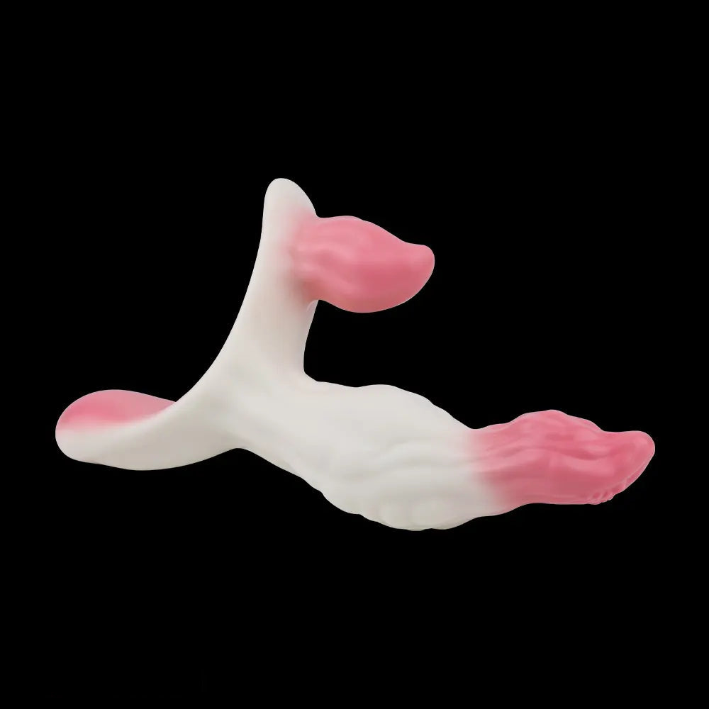 6.18in Wearable Strap on Vibrating Soft Liquid Silicone Dildo Anal Dildo