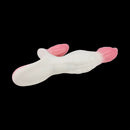 6.18in Wearable Strap on Vibrating Soft Liquid Silicone Dildo Anal Dildo