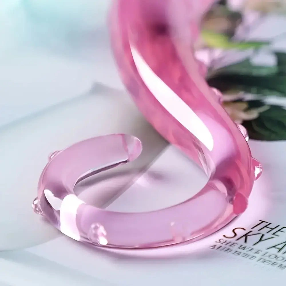 6.1in 6.3in 6.49in Glass Crystal Dildo For Female Male Sex Pleasure