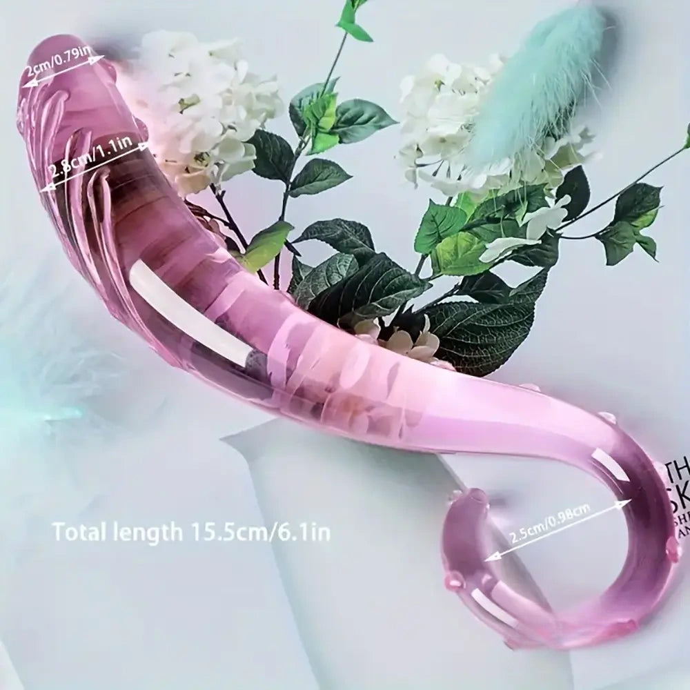 6.1in 6.3in 6.49in Glass Crystal Dildo For Female Male Sex Pleasure