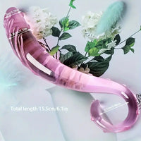 6.1in 6.3in 6.49in Glass Crystal Dildo For Female Male Sex Pleasure