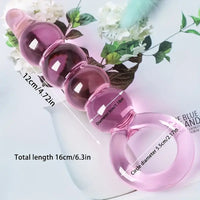 6.1in 6.3in 6.49in Glass Crystal Dildo For Female Male Sex Pleasure