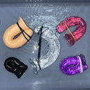 6.1in 6.7in 7.48in 8.26in 9.05in Soft Realistic Jelly Transparent Dildo