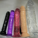6.1in 6.7in 7.48in 8.26in 9.05in Soft Realistic Jelly Transparent Dildo