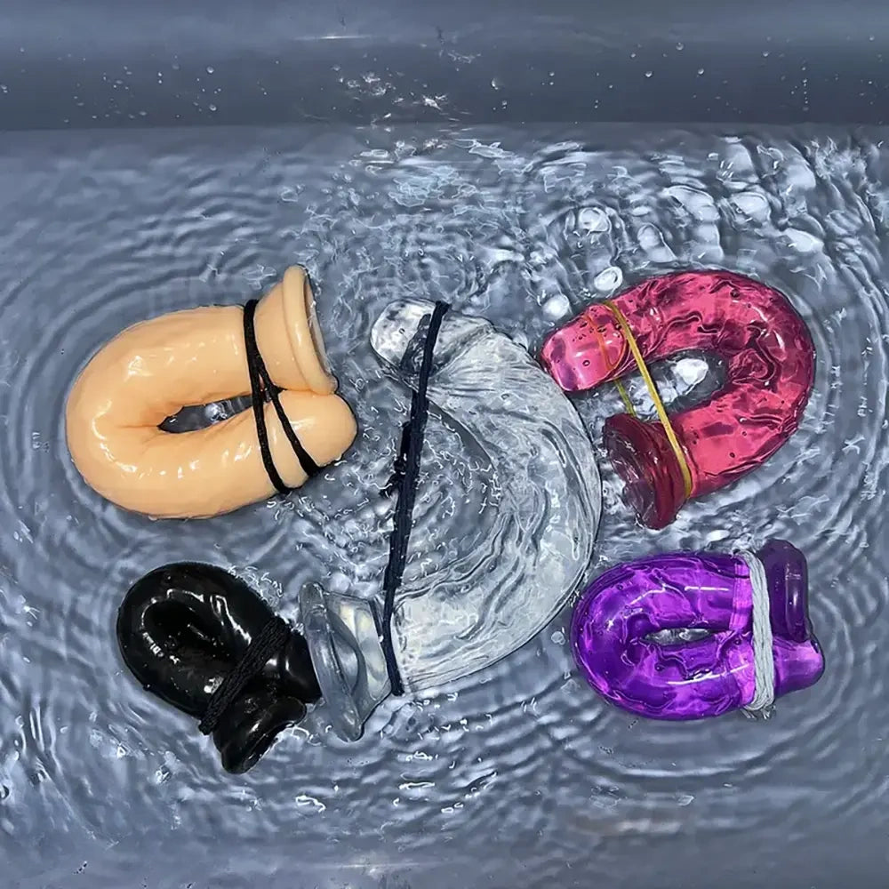 6.1in 6.7in 7.48in 8.26in 9.05in Soft Realistic Jelly Transparent Dildo