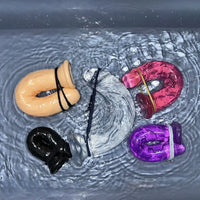 6.1in 6.7in 7.48in 8.26in 9.05in Soft Realistic Jelly Transparent Dildo