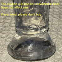 6.1in 6.7in 7.48in 8.26in 9.05in Soft Realistic Jelly Transparent Dildo