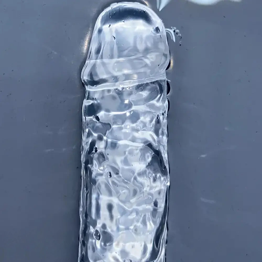 6.1in 6.7in 7.48in 8.26in 9.05in Soft Realistic Jelly Transparent Dildo