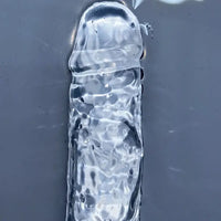 6.1in 6.7in 7.48in 8.26in 9.05in Soft Realistic Jelly Transparent Dildo