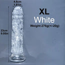6.1in 6.7in 7.48in 8.26in 9.05in Soft Realistic Jelly Transparent Dildo