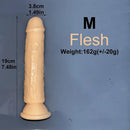 6.1in 6.7in 7.48in 8.26in 9.05in Soft Realistic Jelly Transparent Dildo