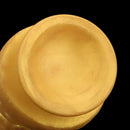 6.1in 6.88in 8.26in 8.66in Gold Silicone Multi-size Octopus Thick Dildo
