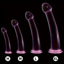 6.1in 6.89in 7.87in 8.66in Pink Anal Plug Dildo For Butt Vagina Expander
