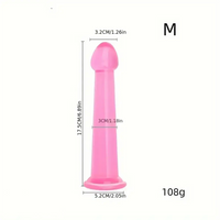 6.1in 6.89in 7.87in 8.66in Pink Anal Plug Dildo For Butt Vagina Expander