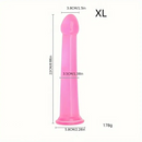6.1in 6.89in 7.87in 8.66in Pink Anal Plug Dildo For Butt Vagina Expander