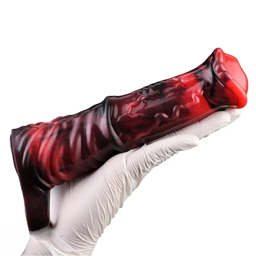 6.1in 6.89in 7.95in Horse Animal Penis Soft Dildo Sleeve Cock Extender