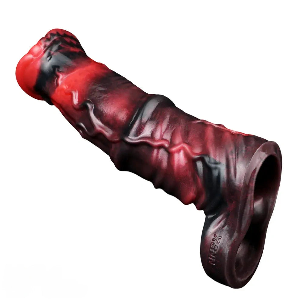 6.1in 6.89in 7.95in Horse Animal Penis Soft Dildo Sleeve Cock Extender