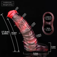 6.1in 6.89in 7.95in Horse Animal Penis Soft Dildo Sleeve Cock Extender