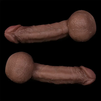 6.1in 7.08in Realistic Silicone Soft Blue Veins Dildo Female Sex Toy