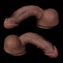 6.1in 7.08in Realistic Silicone Soft Blue Veins Dildo Female Sex Toy