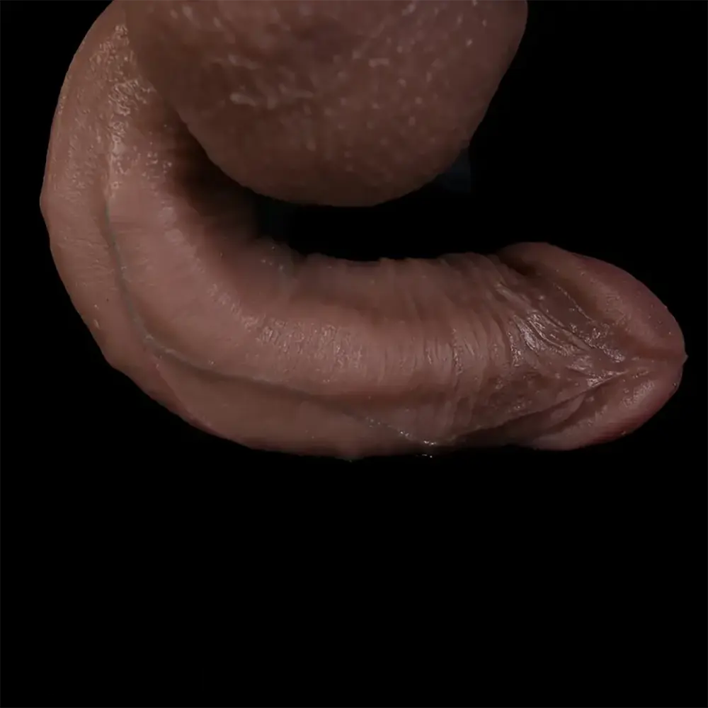 6.1in 7.08in Realistic Silicone Soft Blue Veins Dildo Female Sex Toy