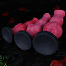 6.1in 7.2in 8.77in Realistic Monster Dildo Liquid Silicone Knot Adult Sex Toy