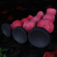 6.1in 7.2in 8.77in Realistic Monster Dildo Liquid Silicone Knot Adult Sex Toy