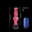 6.1in 7.2in 8.77in Realistic Monster Dildo Liquid Silicone Knot Adult Sex Toy
