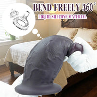 6.1in 7.48in 8.66in 9.44in Thick Real Penis Silicone Cock Toy For Novelty