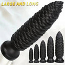 6.1in 7.67in 9.05in 10.43in 11.8in Big Anal Plug Scaly Thick Dildo Odd Sex Toy