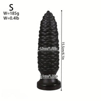 6.1in 7.67in 9.05in 10.43in 11.8in Big Anal Plug Scaly Thick Dildo Odd Sex Toy