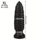 6.1in 7.67in 9.05in 10.43in 11.8in Big Anal Plug Scaly Thick Dildo Odd Sex Toy