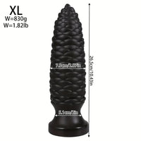 6.1in 7.67in 9.05in 10.43in 11.8in Big Anal Plug Scaly Thick Dildo Odd Sex Toy