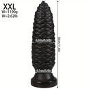 6.1in 7.67in 9.05in 10.43in 11.8in Big Anal Plug Scaly Thick Dildo Odd Sex Toy